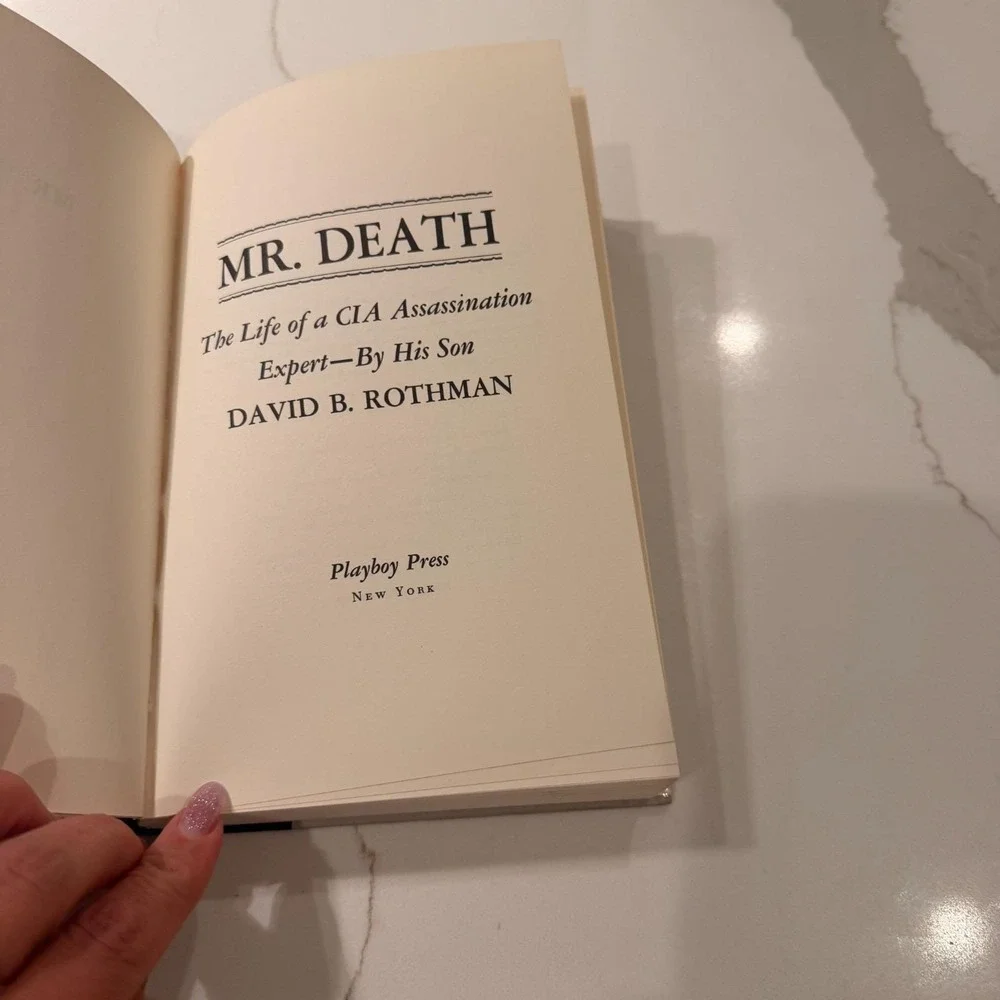 Mr. Death The Life Of A CIA Assassination Expert David B. Rothman 1982 1st Editi